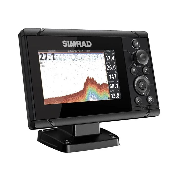 Load image into Gallery viewer, Simrad Cruise-5 Combo With US Coastal Charts and 83/200kHz Transom Mount
