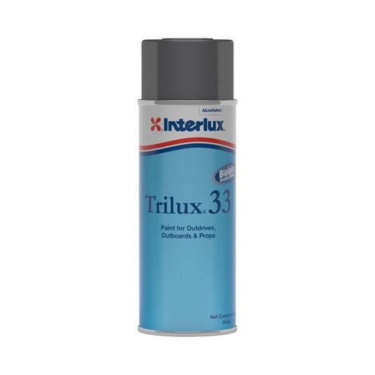 Interlux Gray Aerosol Trilux Boat Prop & Drive Antifouling Paint 064A