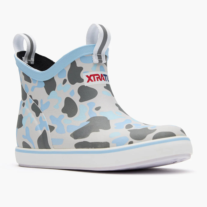 XTRATUF Kids Ankle Deck Boot (Duck Camo Ice)