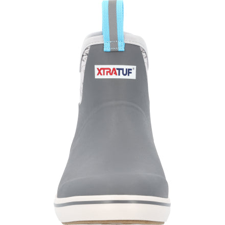 XTRATUF  Men's Ankle Deck Boot Guy Harvey Grey / Sailfish Sketch Style