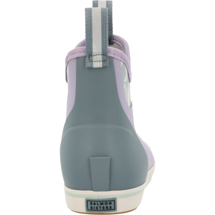 Load image into Gallery viewer, XTRATUF  Women's Lavender Salmon Sisters Ankle Deck Boot Style #XWAB503
