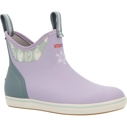 Load image into Gallery viewer, XTRATUF  Women's Lavender Salmon Sisters Ankle Deck Boot Style #XWAB503

