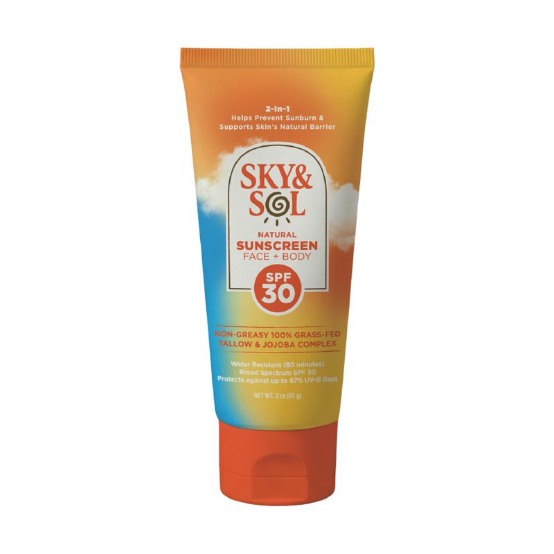 Load image into Gallery viewer, Sky &amp; Sol Natural Sunscreen Face and Body SPF 30
