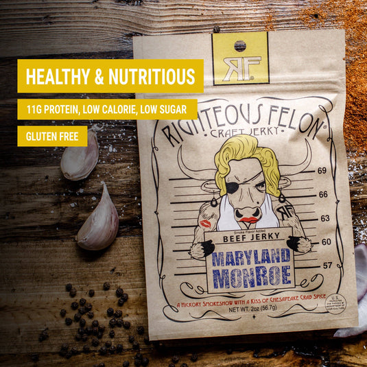 Righteous Felon Maryland Monroe Beef Jerky 2oz