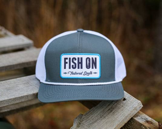 Tailored South Fish on Snapback Hat TS122