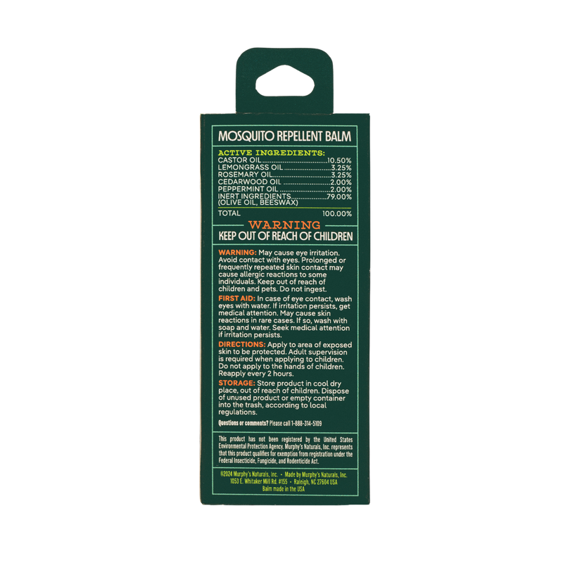 Load image into Gallery viewer, Murphy's Naturals Mosquito Repellent Balm Sticks (0.5oz) Sold Each
