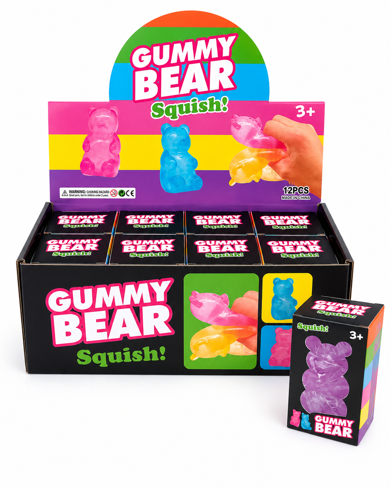Load image into Gallery viewer, Gummy Bear Squish! – 12 Piece Display MSND7
