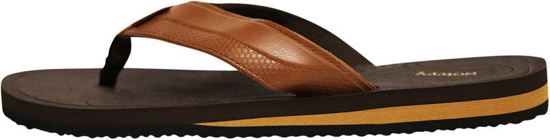 Load image into Gallery viewer, Norty Mens Flip Flop Sandal Brown Tan
