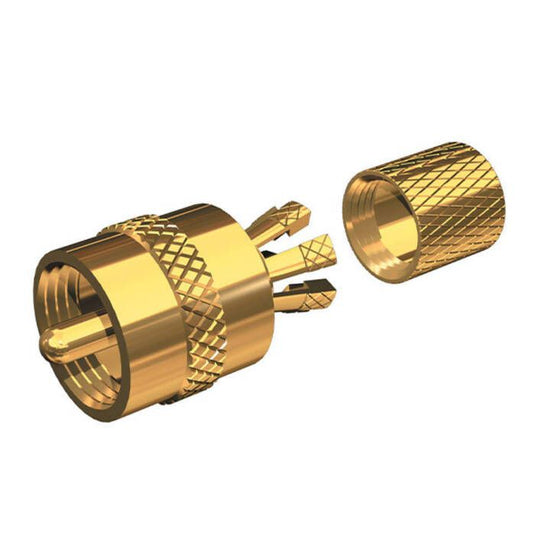 PL-259-CP-G Shakespeare Gold Plated Fuel Connector