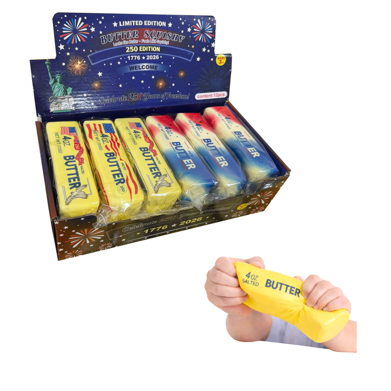 Load image into Gallery viewer, Ultra Squishy Butter – USA 250 Edition 🇺🇸 (Limited Edition) 12 PC PER DISPLAY MSUSBUSA
