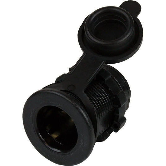 Sea Dog® 426115-1 - Deluxe 16 A 12 V Brass/Nylon Power Socket with Cap