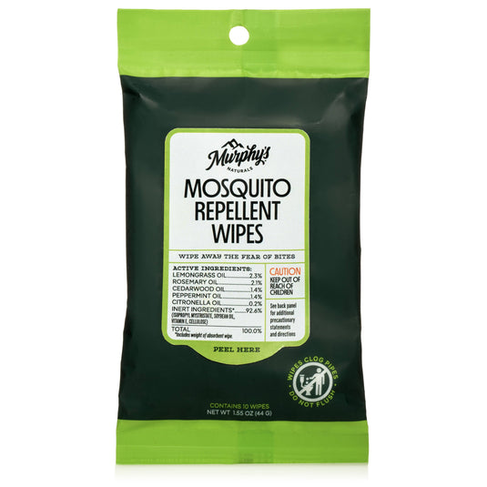 Murphy's Naturals Mosquito Repellent Wipes - sold each