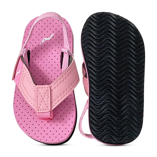 Norty Toddler Girl Flip Flop Slingback Sandal Pink