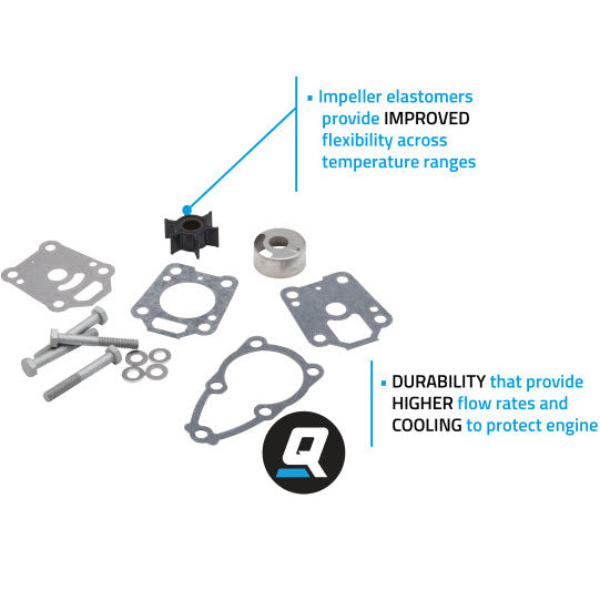 Load image into Gallery viewer, Quicksilver 8M0155395 Water Pump Repair Kit, Mercury, 4-6hp
