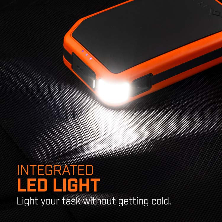 Load image into Gallery viewer, Rechargeable 10K Hand Warmer With Integrated Flashlight
