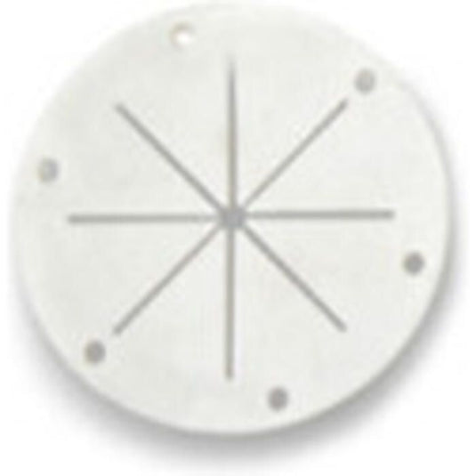 WHITECAP 3907WP White Rubber Utility Grommets 4"