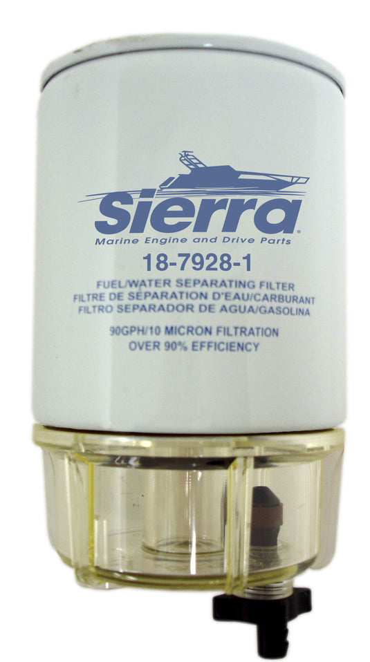 18-7928-1 Sierra Racor Style Fuel Water Separator Assembly
