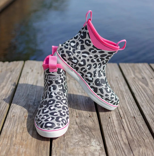 Buoy Boots Adult Deck Boot- Cheetah Print