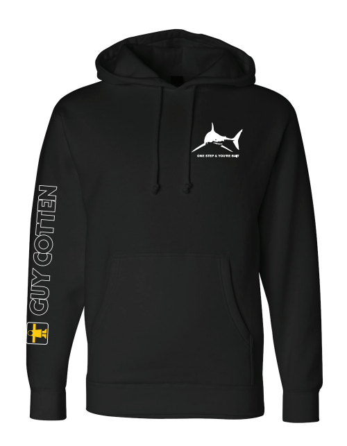 Load image into Gallery viewer, Guy Cotten Updated 2022 &quot;1 Step and You&#39;re Bait&quot;  Hoodie
