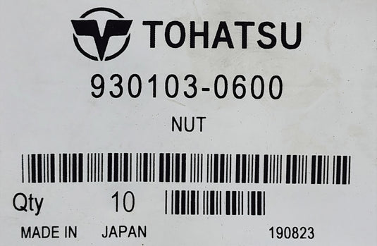 9301030600M Tohatsu Nut