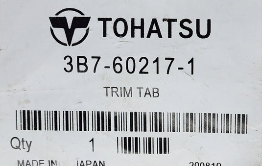 3B7-60217-1 Tohatsu Trim Tab