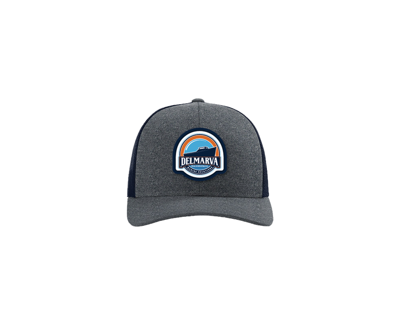 Load image into Gallery viewer, Delmarva Marine Logo Patch Hat
