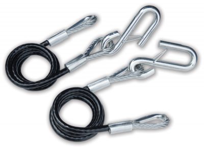 59545 Tie Down Class 4 Vinyl Jacketed Hitch Cables 7,000 lb. Capacity
