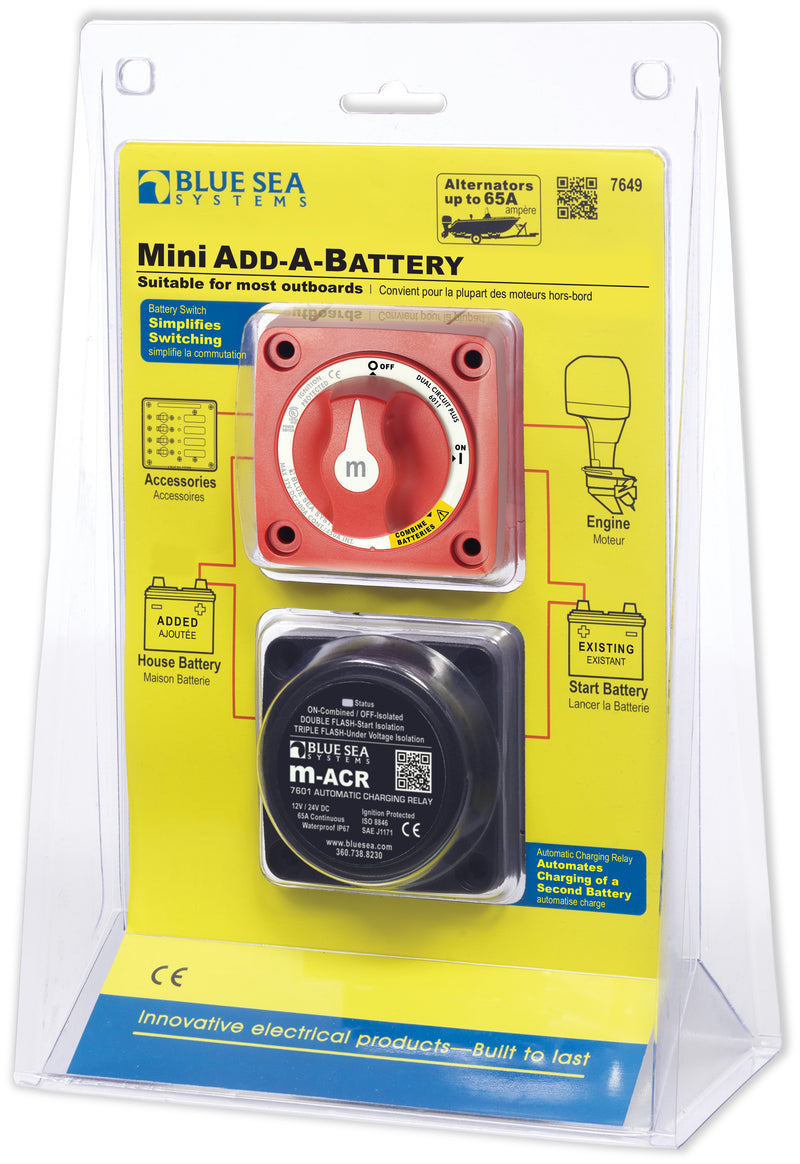Load image into Gallery viewer, Blue Sea 65A Mini Add-A-Battery Kit - 7649
