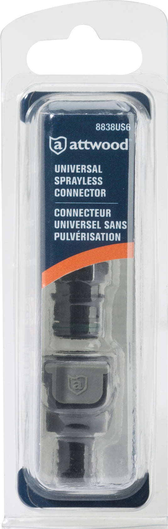 8838US6 Attwood Universal Male & Female  Sprayless Connector Kit
