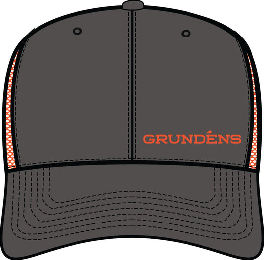 Grundens Offset Embroidered Logo Trucker
