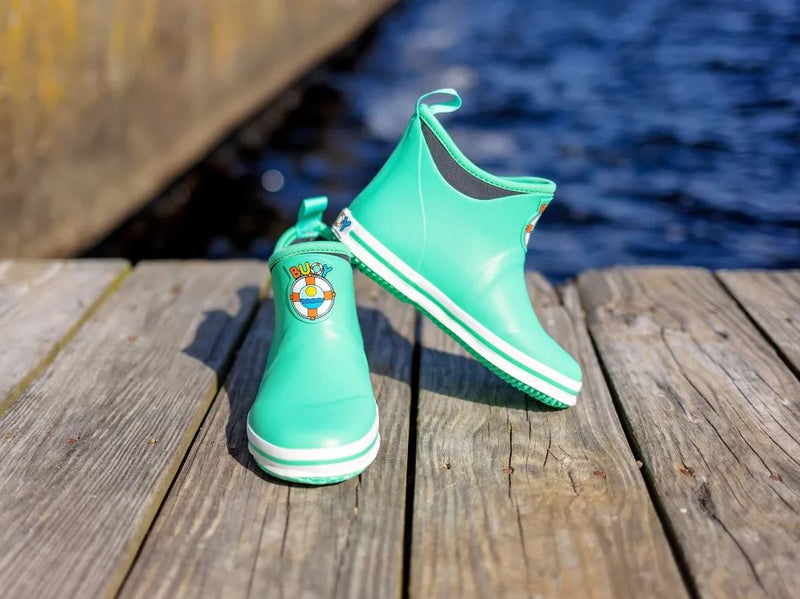 Load image into Gallery viewer, Buoy Boots Children&#39;s Deck Boot- Seafoam (BB112)

