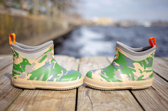 Buoy Boots Children's Deck Boot- Camo (BB106)