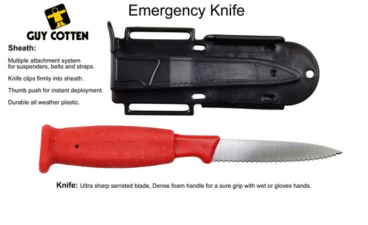 Guy Cotten Emergency Knife + Sheath