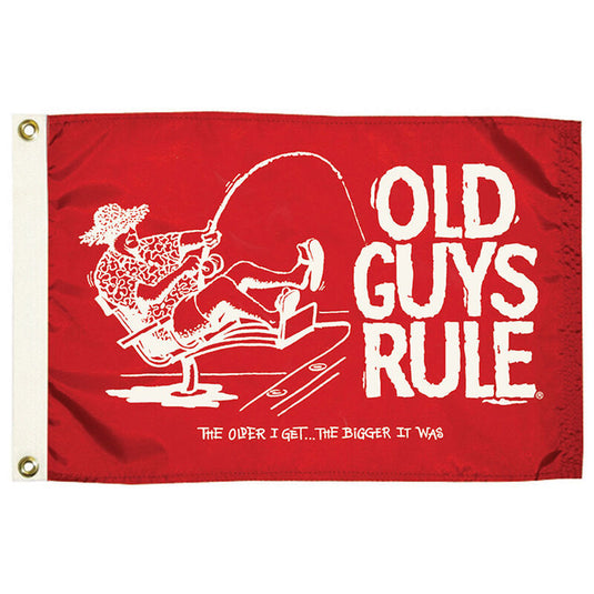 Taylor Made Old Guys Rule 12"x18" Nylon Flag