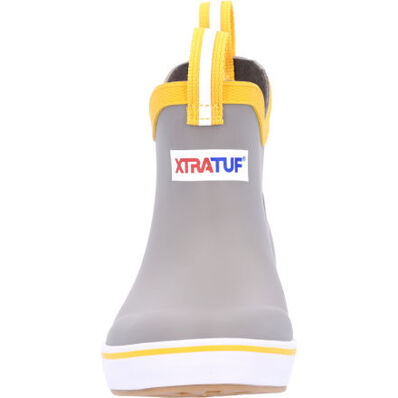 Xtratuf Kid's Ankle Deck Boot- Grey/Yellow (XKAB107)