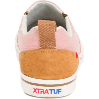 Load image into Gallery viewer, Xtratuf Women&#39;s Pink Canvas Sharkbyte Deck Shoe
