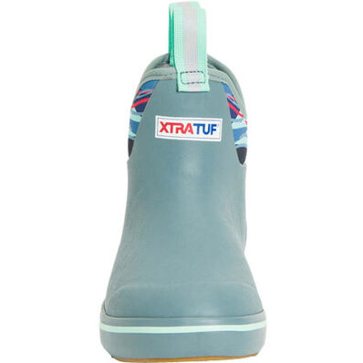 Xtratuf Women's 6 Inch Trooper Blue/Beach Glass Ankle Deck Boot