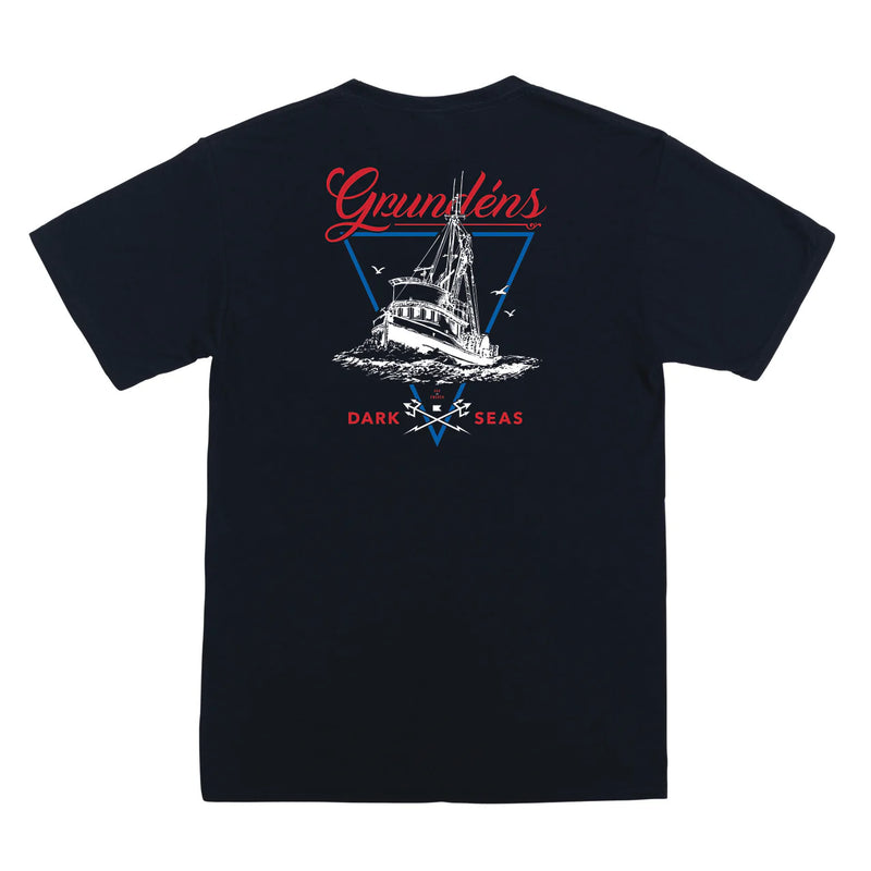 Load image into Gallery viewer, Dark Seas X Grundens Long Range T-Shirt SS
