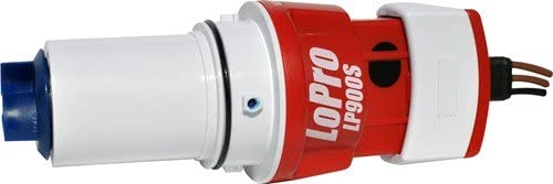 LP900S Rule LoPro Series Bilge Pumps, Compact, Horizontal or Vertical Mounting, 360 Degree Discharge
